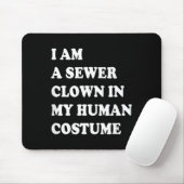 Lustiges Halloween Clown Kostüm Mousepad (Mit Mouse)
