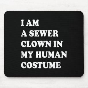 Lustiges Halloween Clown Kostüm Mousepad