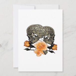 Lustiges Halloween-Design 'Bis dass der Tod uns sc Feiertagskarte