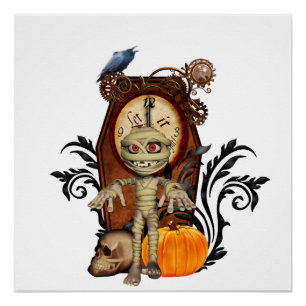 Lustiges Halloween-Design Poster
