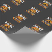 Lustiges Halloween Dialyse Krankenschwester Hexenb Geschenkpapier (Ecke)