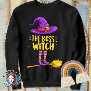 Lustiges Halloween Die Boss Hexe Sweatshirt