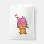 lustiges Halloween-Eismonster Geschenktütchen (Vorderseite)