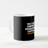 Lustiges Halloween für Programmierer Kaffeetasse (Vorderseite Links)