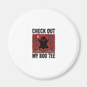 Lustiges Halloween-Geist Boo T-Shirt Vintage Vekto Magnet