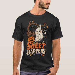 Lustiges Halloween-Geister-T-Shirt mit dem Aufdruc T-Shirt