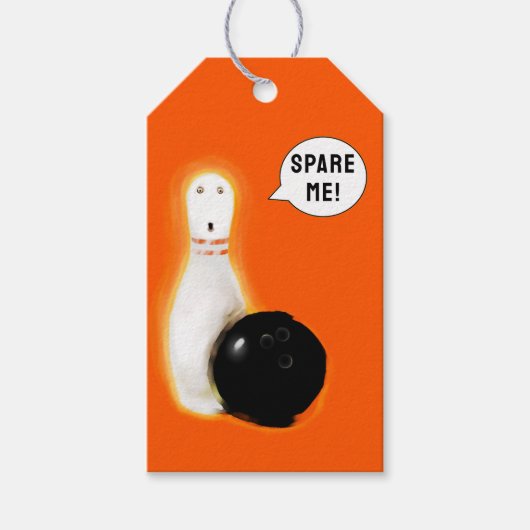 Lustiges Halloween Geschenkanhänger (Vorderseite)