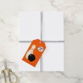 Lustiges Halloween Geschenkanhänger (Mit Garn)