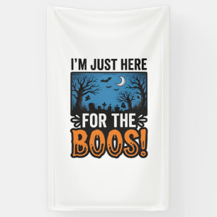 Lustiges Halloween-Gespenst Vintage T-Shirt Design Banner