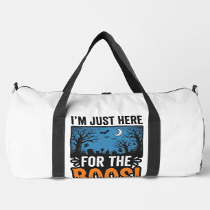 Lustiges Halloween-Gespenst Vintage T-Shirt Design Duffle Bag