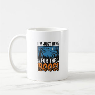 Lustiges Halloween-Gespenst Vintage T-Shirt Design Kaffeetasse