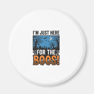 Lustiges Halloween-Gespenst Vintage T-Shirt Design Magnet