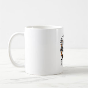 Lustiges Halloween-Hunde-Leckerli Vintage-Vector-D Kaffeetasse