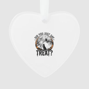 Lustiges Halloween-Hunde-Leckerli Vintage-Vector-D Ornament