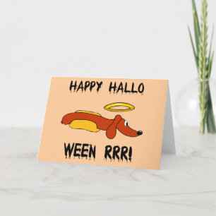 Lustiges Halloween Karte