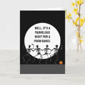 Lustiges Halloween Karte (Gelbe Blume)