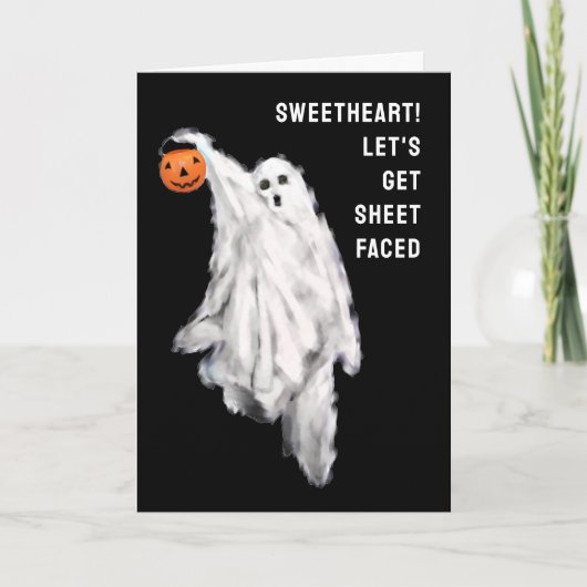 Lustiges Halloween Karte (Vorderseite)