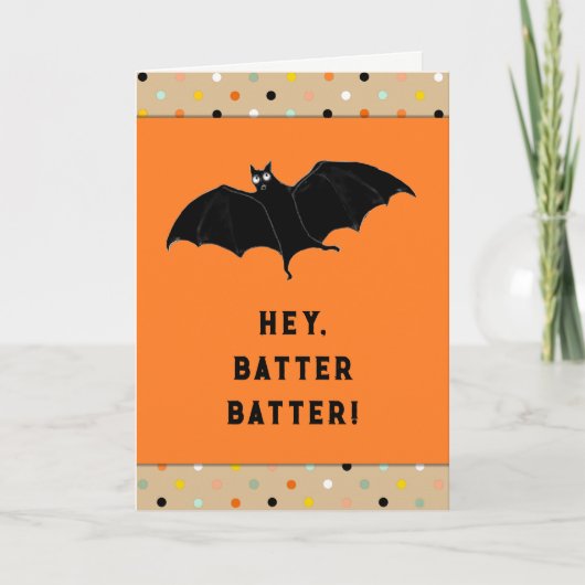 Lustiges Halloween Karte (Vorderseite)