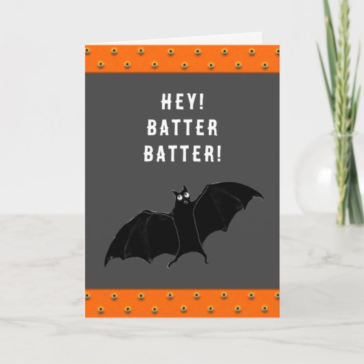 Lustiges Halloween Karte (Vorderseite)