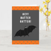 Lustiges Halloween Karte (Gelbe Blume)