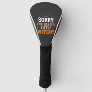 Lustiges Halloween-Kleines-Hexen-Zitat-Design Golf Headcover