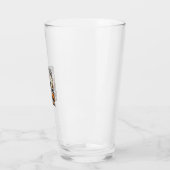 Lustiges Halloween-Kostenüm gebrochene Hexe Spukha Glas (Links)