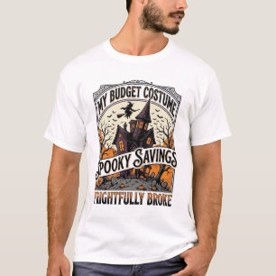 Lustiges Halloween-Kostenüm gebrochene Hexe Spukha T-Shirt