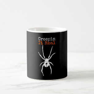 Lustiges Halloween-Kostüm - Creepin It Real Spinne Kaffeetasse