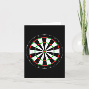 Lustiges Halloween-Kostüm für Dartspieler _ Dart B Karte