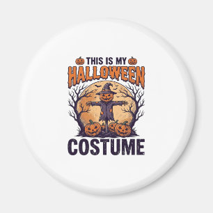 Lustiges Halloween-Kostüm Kürbis-Hexen-Shirt-Desig Magnet