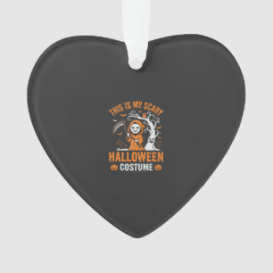 Lustiges Halloween-Kostüm Sensenmann Friedhof Desi Ornament