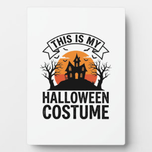 Lustiges Halloween-Kostüm Spukhaus Vintage-Shirt Fotoplatte
