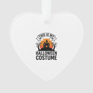 Lustiges Halloween-Kostüm Spukhaus Vintage-Shirt Ornament