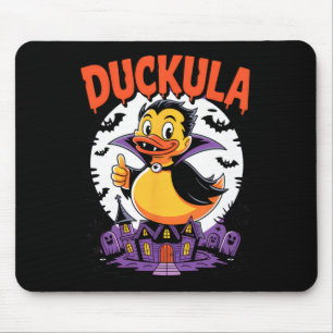 Lustiges Halloween-Kostüm Vampir-Gummiente Duckie Mousepad