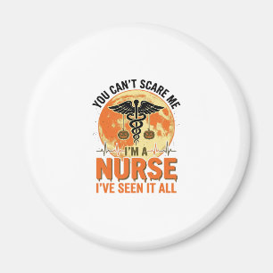 Lustiges Halloween-Krankenschwester Vintage-Medizi Magnet