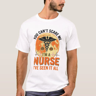 Lustiges Halloween-Krankenschwester Vintage-Medizi T-Shirt