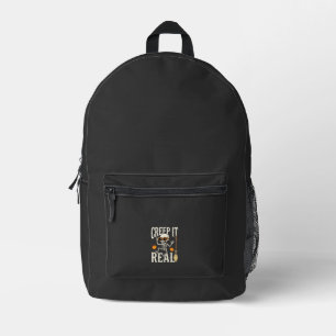 Lustiges Halloween-Kriech-Wirklich-Tanzendes-Skele Bedruckter Rucksack