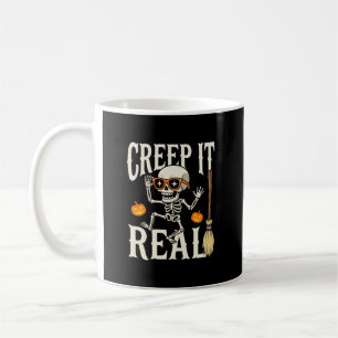 Lustiges Halloween-Kriech-Wirklich-Tanzendes-Skele Kaffeetasse