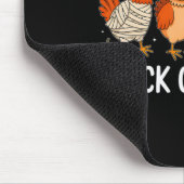 Lustiges Halloween-Kürbis-Huhn Chick oder Treat Ch Mousepad (Ecke)