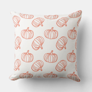 Lustiges Halloween-Kürbismuster Kissen