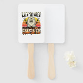 Lustiges Halloween Lasst Uns Zerstört werden Fried Fächer (Vorne und Hinten)