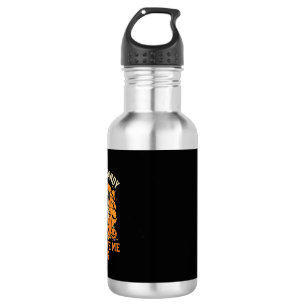 Lustiges Halloween-Mops-Süßigkeiten-Design_1 Edelstahlflasche