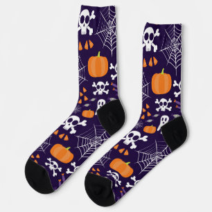 Lustiges Halloween-Muster Socken