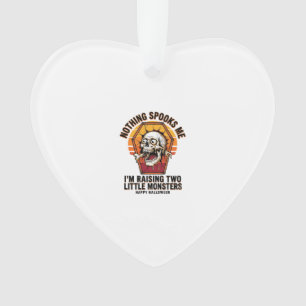 Lustiges Halloween-Mutter-Shirt für Eltern von zwe Ornament