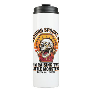 Lustiges Halloween-Mutter-Shirt für Eltern von zwe Thermosbecher