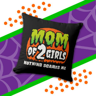 Lustiges Halloween Nichts schreckt mich Mama von 2 Kissen