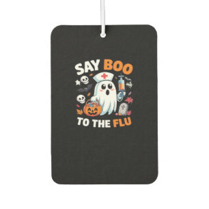 Lustiges Halloween-Nurse-Ghost-T-Shirt � �Sag Boo Autolufterfrischer