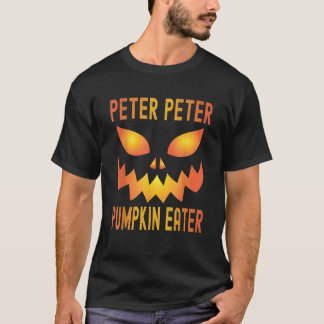 Lustiges Halloween-Paar-Kostüm Peter Pumpkin Eat T-Shirt