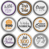 Lustiges Halloween-Party-Geschenk Aufkleber (Vorderseite)