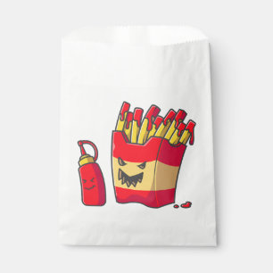 lustiges Halloween-Pommes-Monster Geschenktütchen